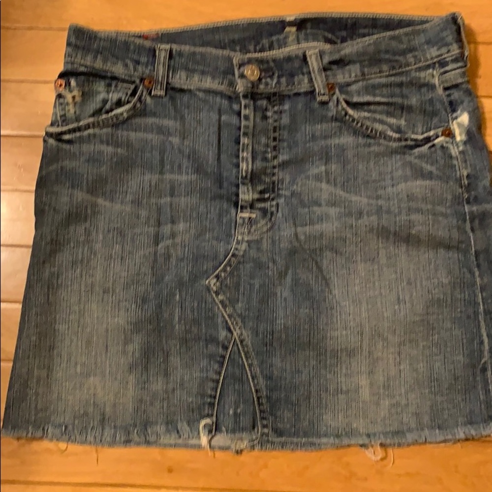 JEAN SKIRT - 7 FOR ALL MAN KIND